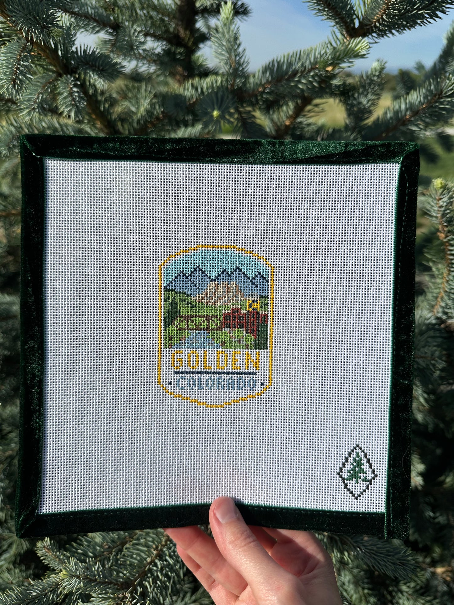 Golden Travel Patch