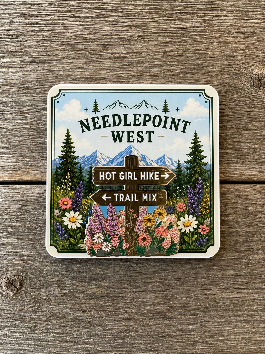 Hot Girl Hike Needle-minder