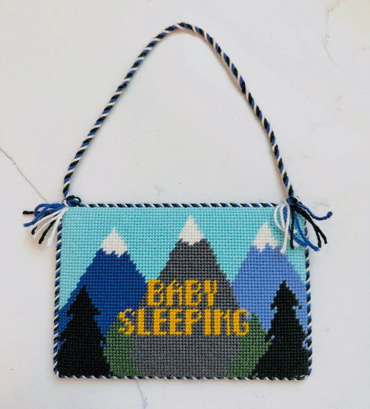 Baby Sleeping Mountain Sign