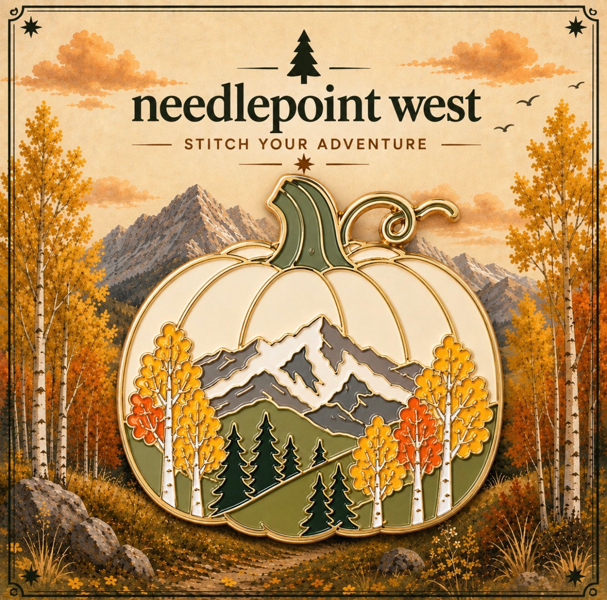 Mountain Aspen Pumpkin Needleminder