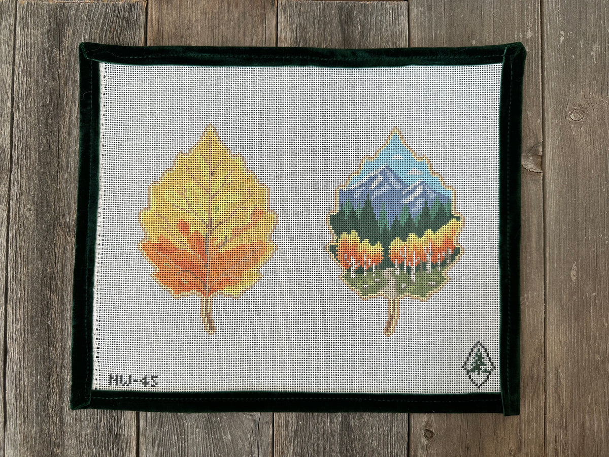 Double Sided Aspen Leaf