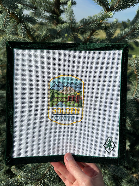 Golden Travel Patch